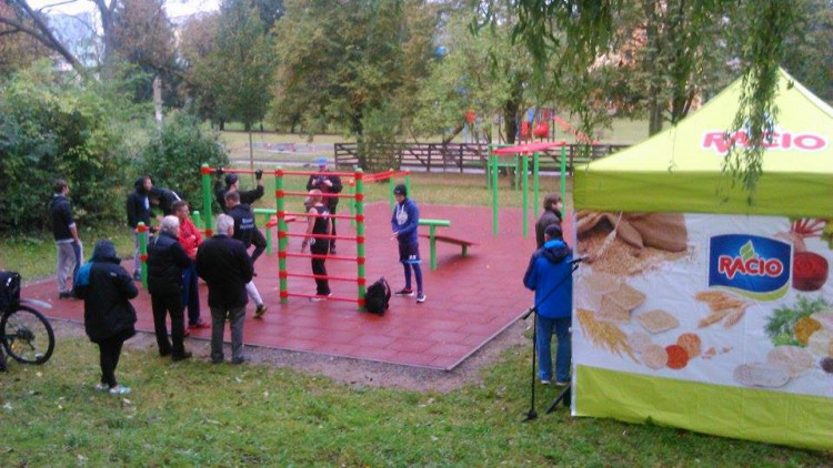 Otevření workout hřiště na Skalce