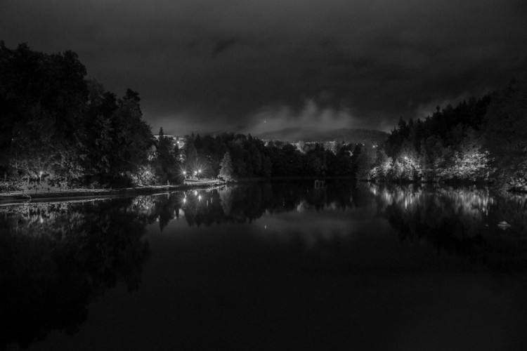 Noční Liberec pohledem Martina Škrabálka