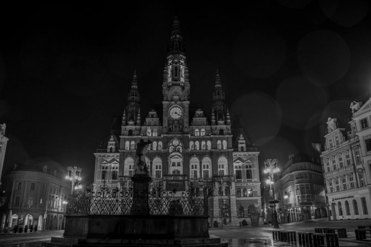 Noční Liberec pohledem Martina Škrabálka
