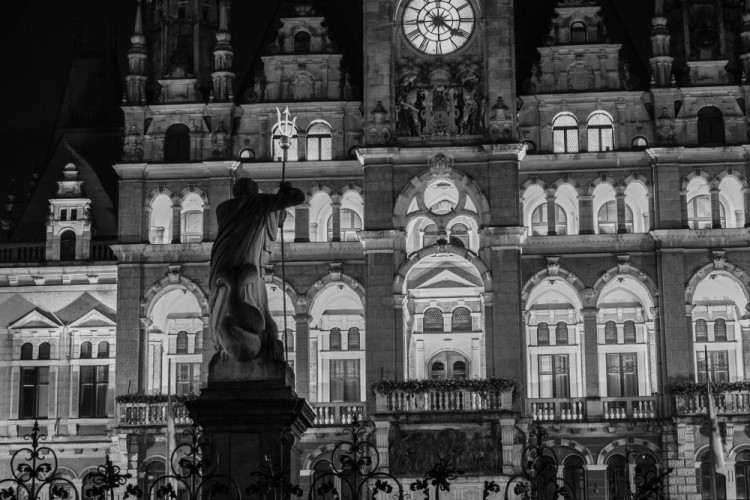 Noční Liberec pohledem Martina Škrabálka