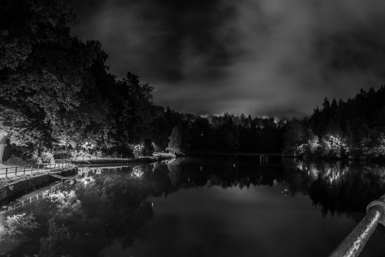 Noční Liberec pohledem Martina Škrabálka