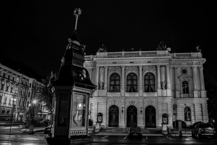 Noční Liberec pohledem Martina Škrabálka