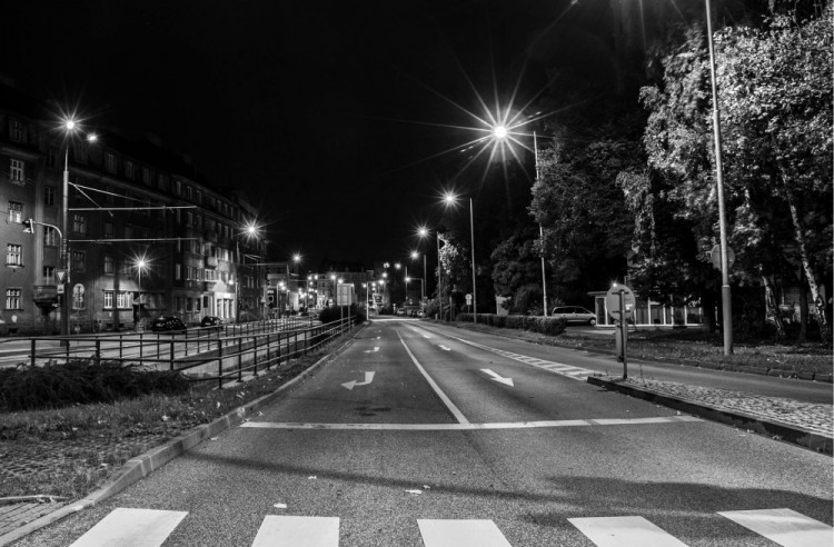 Noční Liberec pohledem Martina Škrabálka