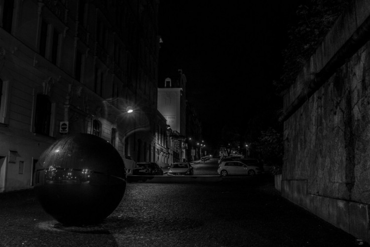 Noční Liberec pohledem Martina Škrabálka