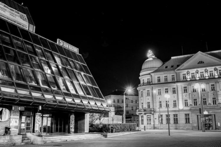 Noční Liberec pohledem Martina Škrabálka