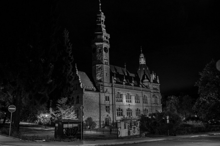 Noční Liberec pohledem Martina Škrabálka