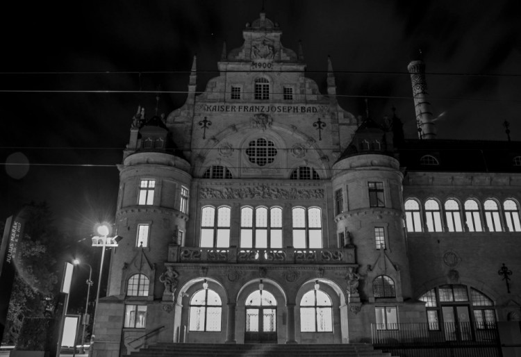 Noční Liberec pohledem Martina Škrabálka