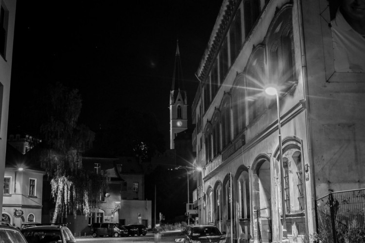 Noční Liberec pohledem Martina Škrabálka