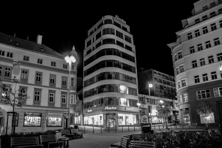 Noční Liberec pohledem Martina Škrabálka