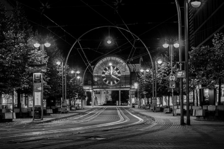 Noční Liberec pohledem Martina Škrabálka