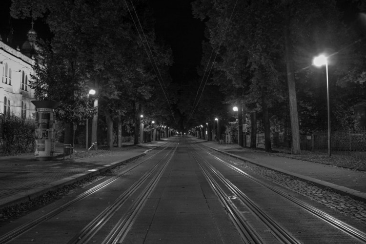 Noční Liberec pohledem Martina Škrabálka