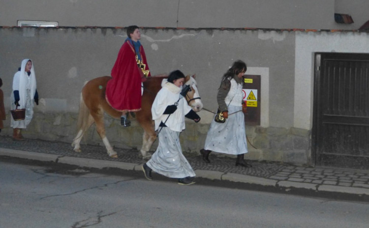 Svatomartinský průvod v Třešti