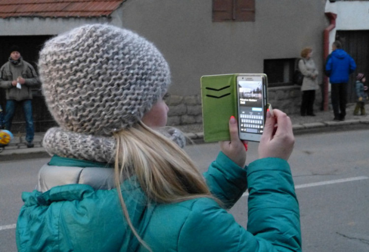 Svatomartinský průvod v Třešti