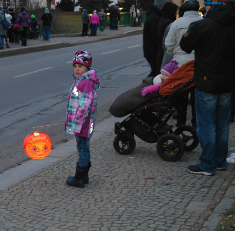 Svatomartinský průvod v Třešti