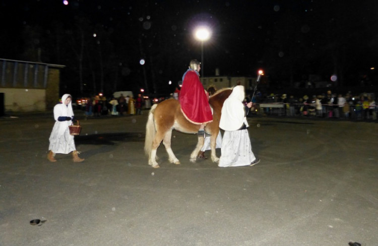 Svatomartinský průvod v Třešti