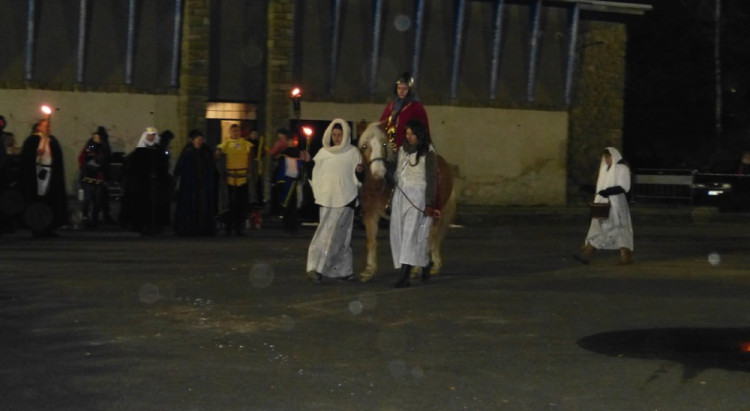 Svatomartinský průvod v Třešti