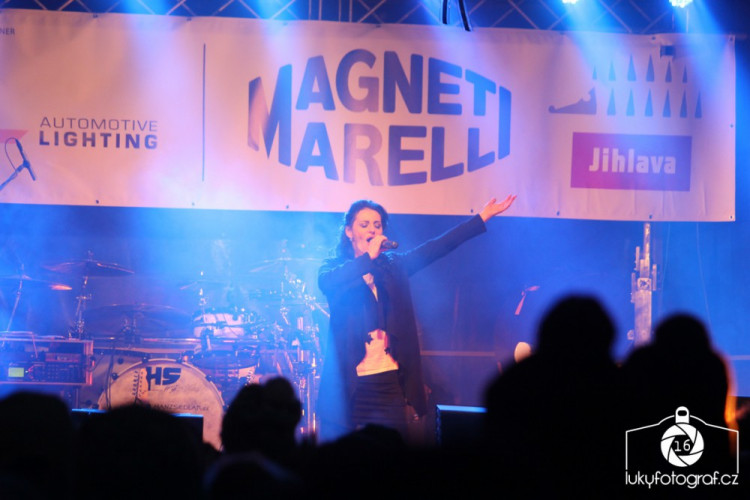 Jihlava zahájila advent rozsvícením vánočního stromečku na náměstí