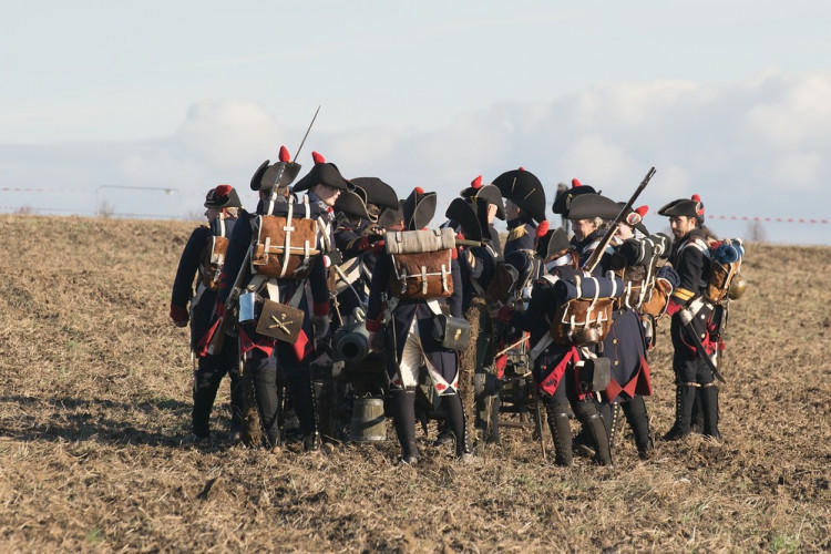 Ukázka z bitvy u Slavkova optikou Petra Olši