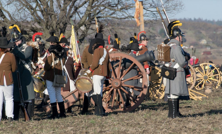 Ukázka z bitvy u Slavkova optikou Petra Olši