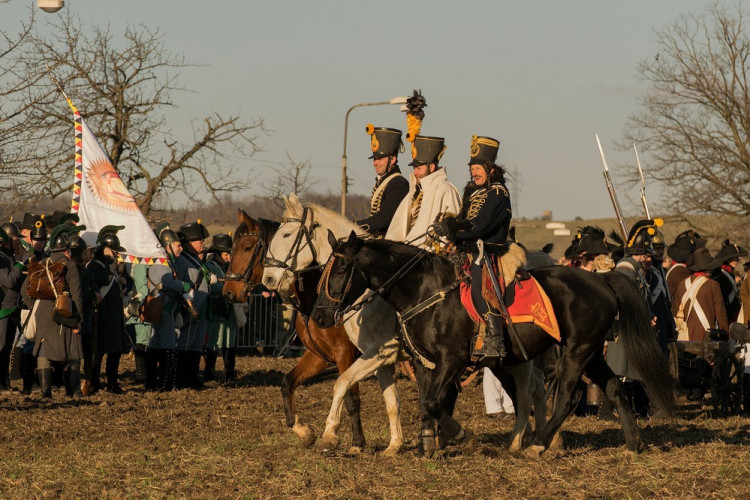 Ukázka z bitvy u Slavkova optikou Petra Olši