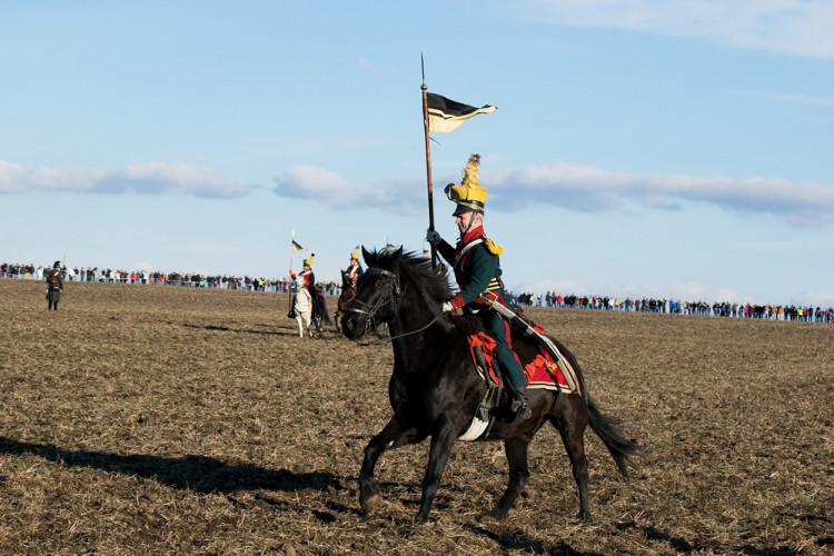 Ukázka z bitvy u Slavkova optikou Petra Olši