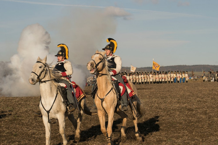 Ukázka z bitvy u Slavkova optikou Petra Olši
