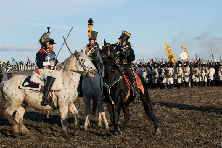 Ukázka z bitvy u Slavkova optikou Petra Olši