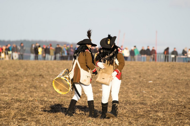 Ukázka z bitvy u Slavkova optikou Petra Olši