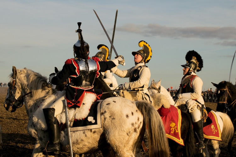 Ukázka z bitvy u Slavkova optikou Petra Olši