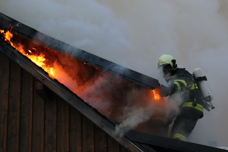 Požár penzionu Chlum