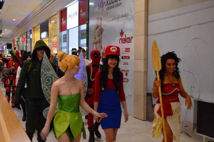 Cosplayeři v Šantovce