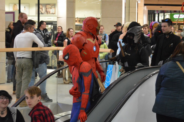Cosplayeři v Šantovce
