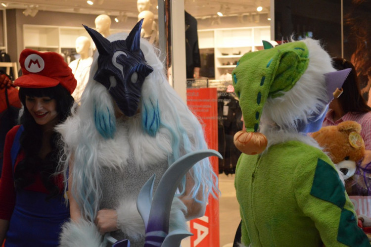 Cosplayeři v Šantovce