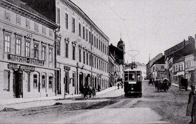 Dnešní Havlíčkova ulice, spodní pohled