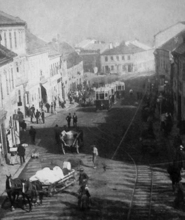 Dnešní Havlíčkova ulice, horní pohled