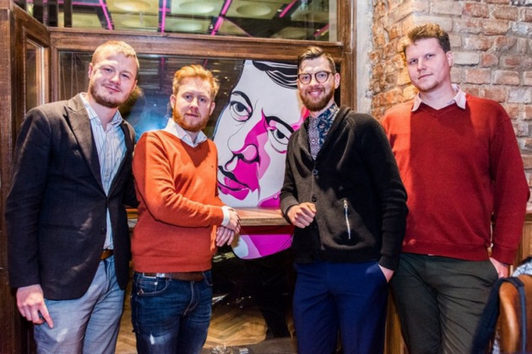 Zleva Jan Vlachynský, Tomáš Křemenák, Martin Hůla a Michal Mačuda