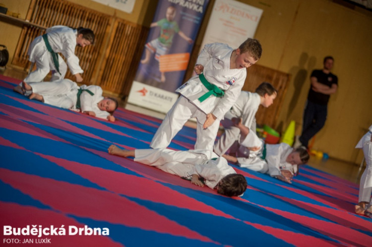 Exhibice TJ Karate České Budějovice a vyhlášení nejlepších závodníků za rok 2016