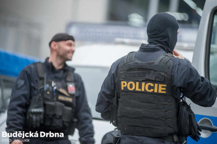 Policejní cvičení v Budvar aréně