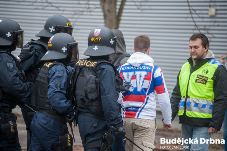 Policejní cvičení v Budvar aréně