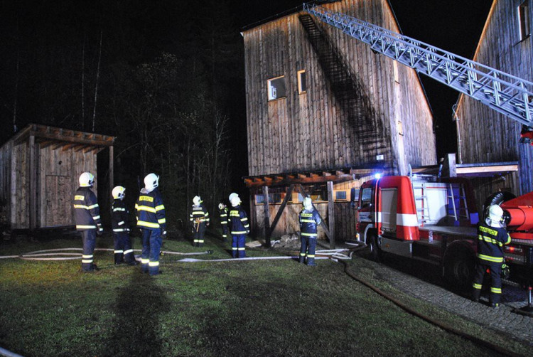 Požár v Natura Parku Harrachov