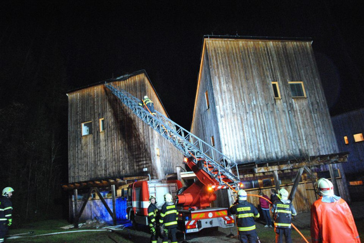 Požár v Natura Parku Harrachov
