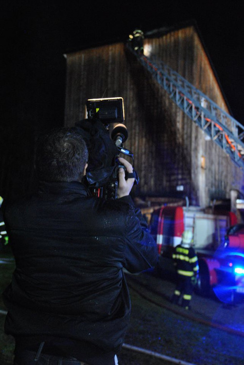 Požár v Natura Parku Harrachov