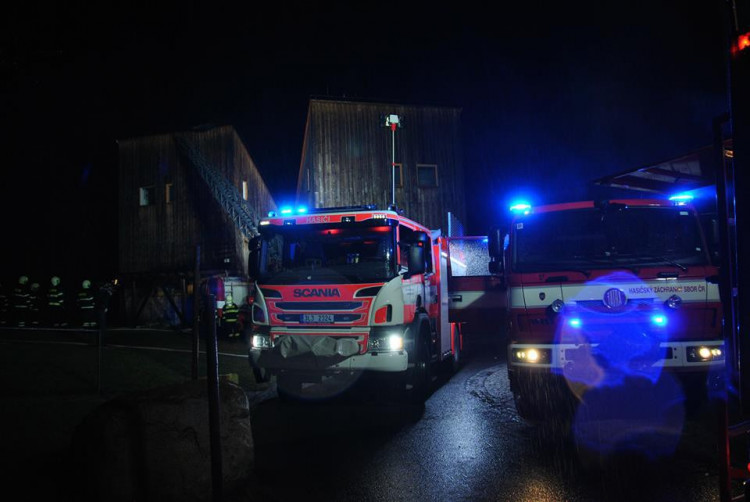 Požár v Natura Parku Harrachov