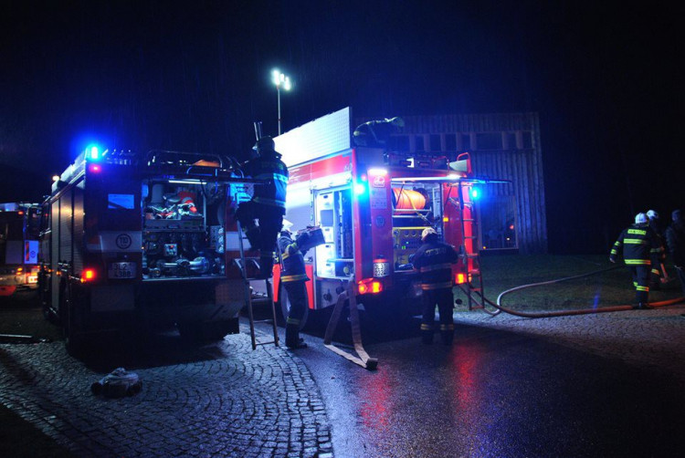 Požár v Natura Parku Harrachov