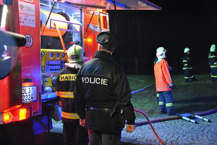 Požár v Natura Parku Harrachov