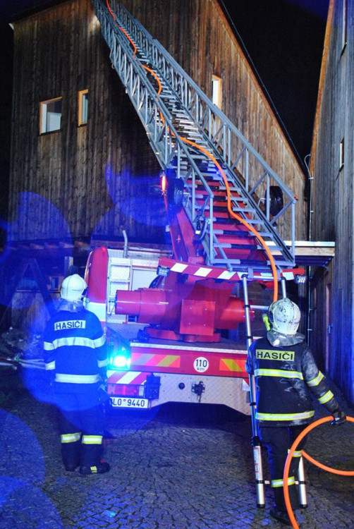 Požár v Natura Parku Harrachov