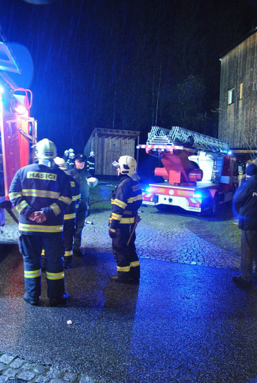 Požár v Natura Parku Harrachov