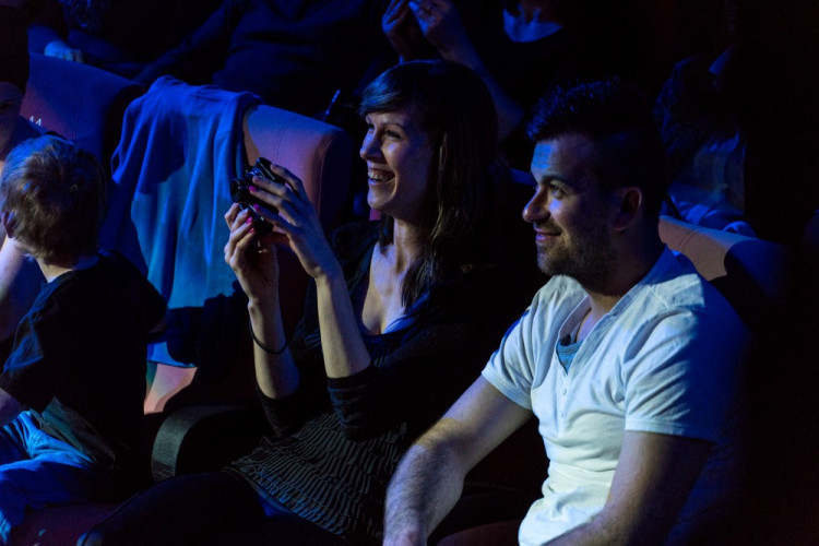 FOTO: Vypracovanější tělo Kino Metropol nezažilo. Publikum tam rozohnil Václav &quot;Noid&quot; Bárta