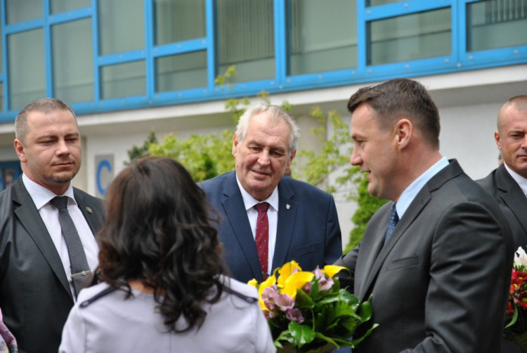 První den návštěvy prezidenta Miloše Zemana v Libereckém kraji