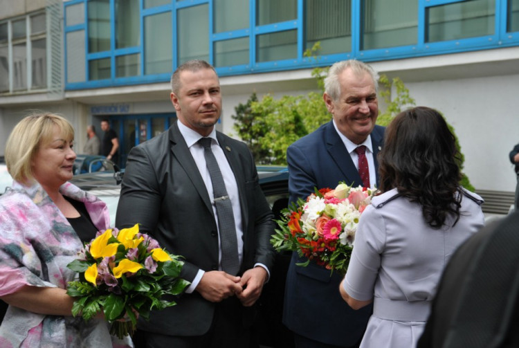 První den návštěvy prezidenta Miloše Zemana v Libereckém kraji